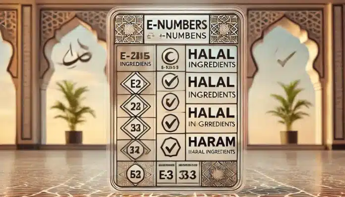 E-nummers Halal of Haram E-nummers Halal of Haram