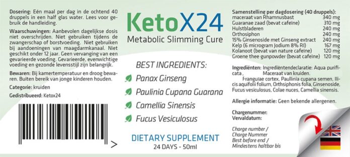 ketox24 KetoX24 Afslankdruppels Review en Ervaringen
